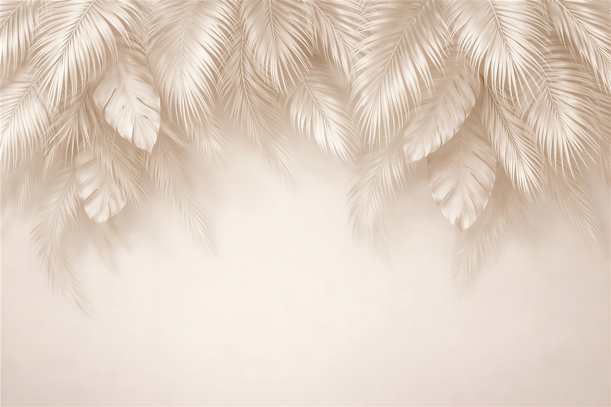 Fototapet Frunze elegante de monstera cu aspect de palmier
