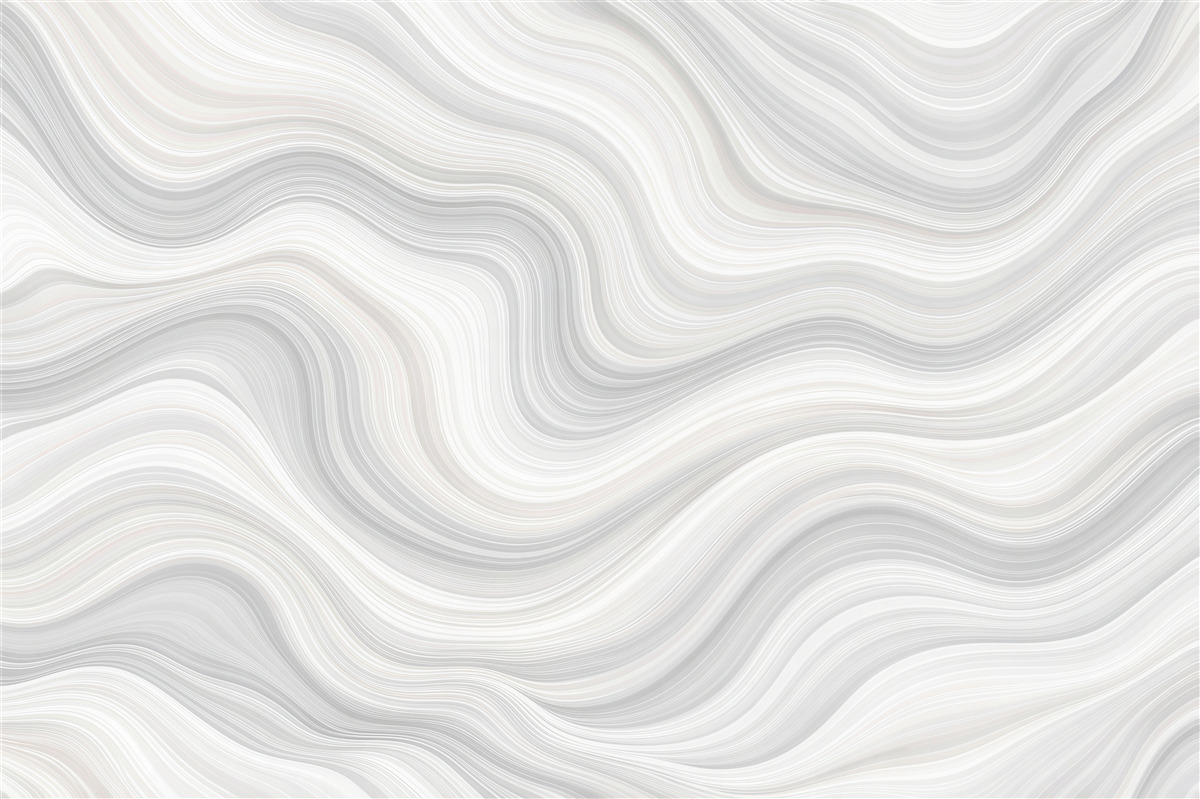 Fototapet Abstractiune ondulată în alb perlat