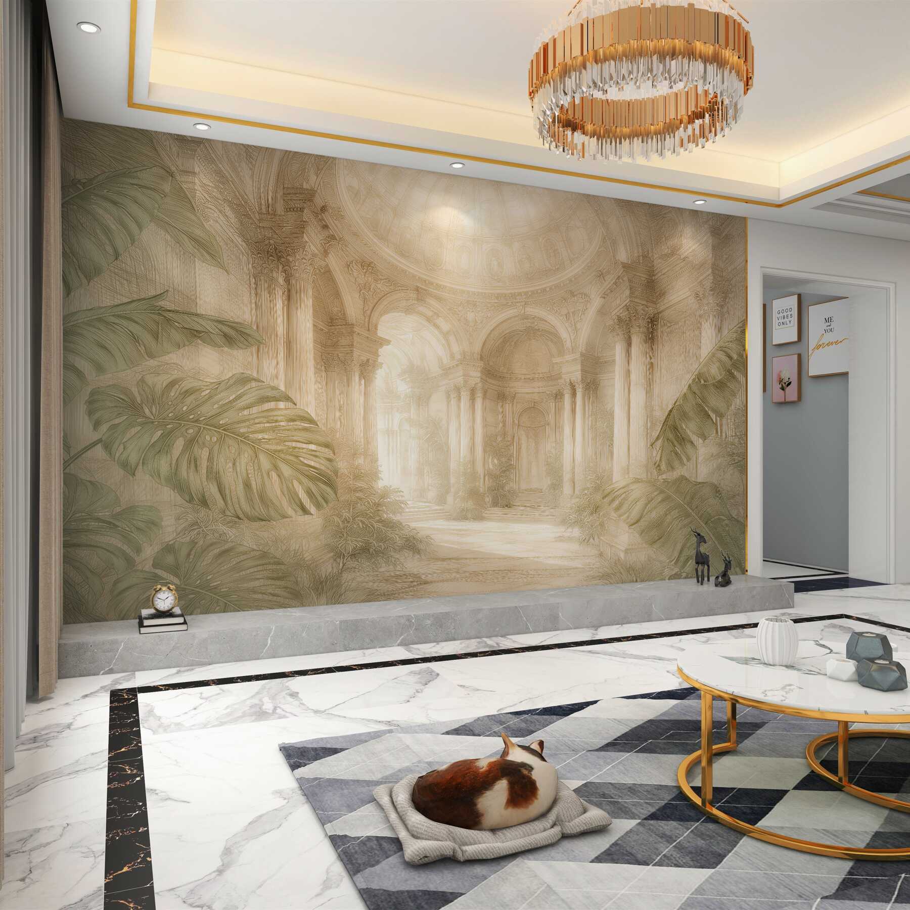 Fototapet Interior de palat în eleganță luminoasă