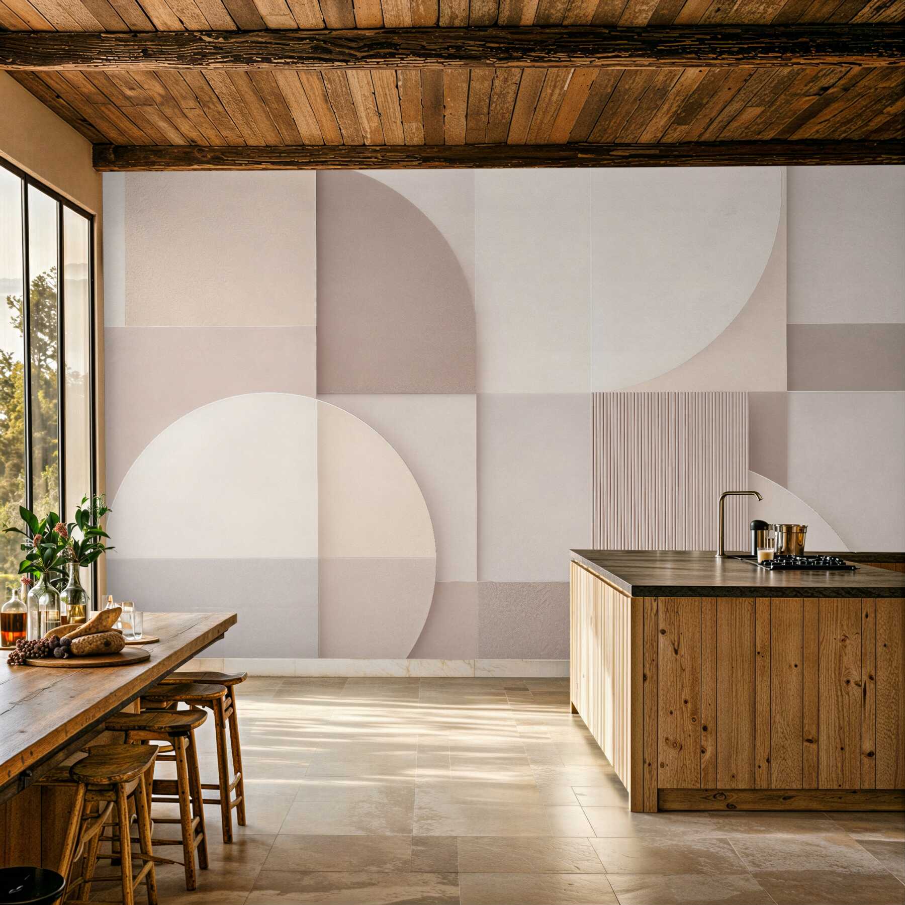 Fototapet Mozaic geometric subtil