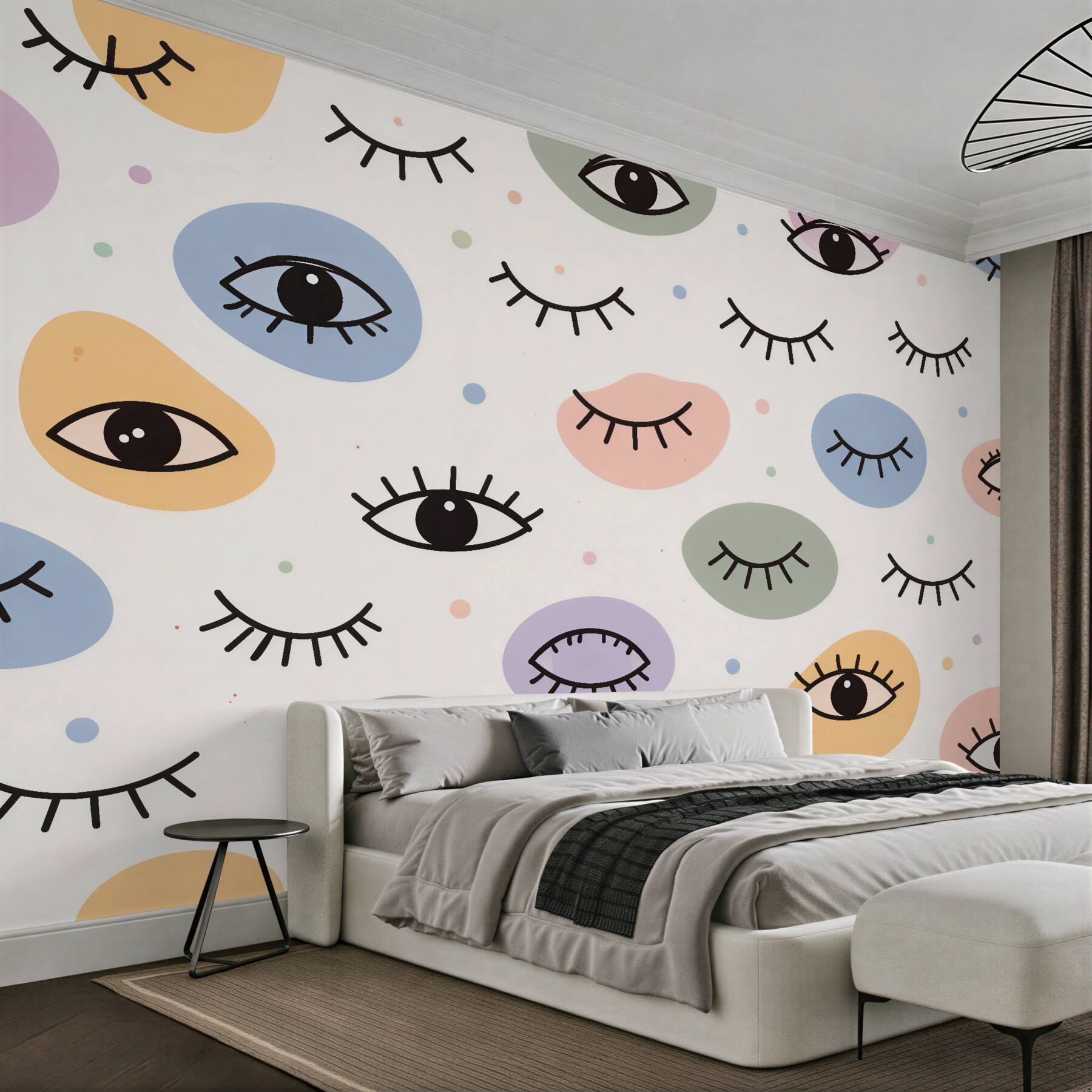 Fototapet Ochi boho pastelati