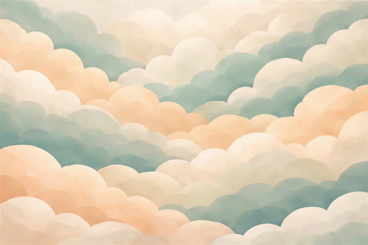 Fototapet Nori pastel ai liniștii