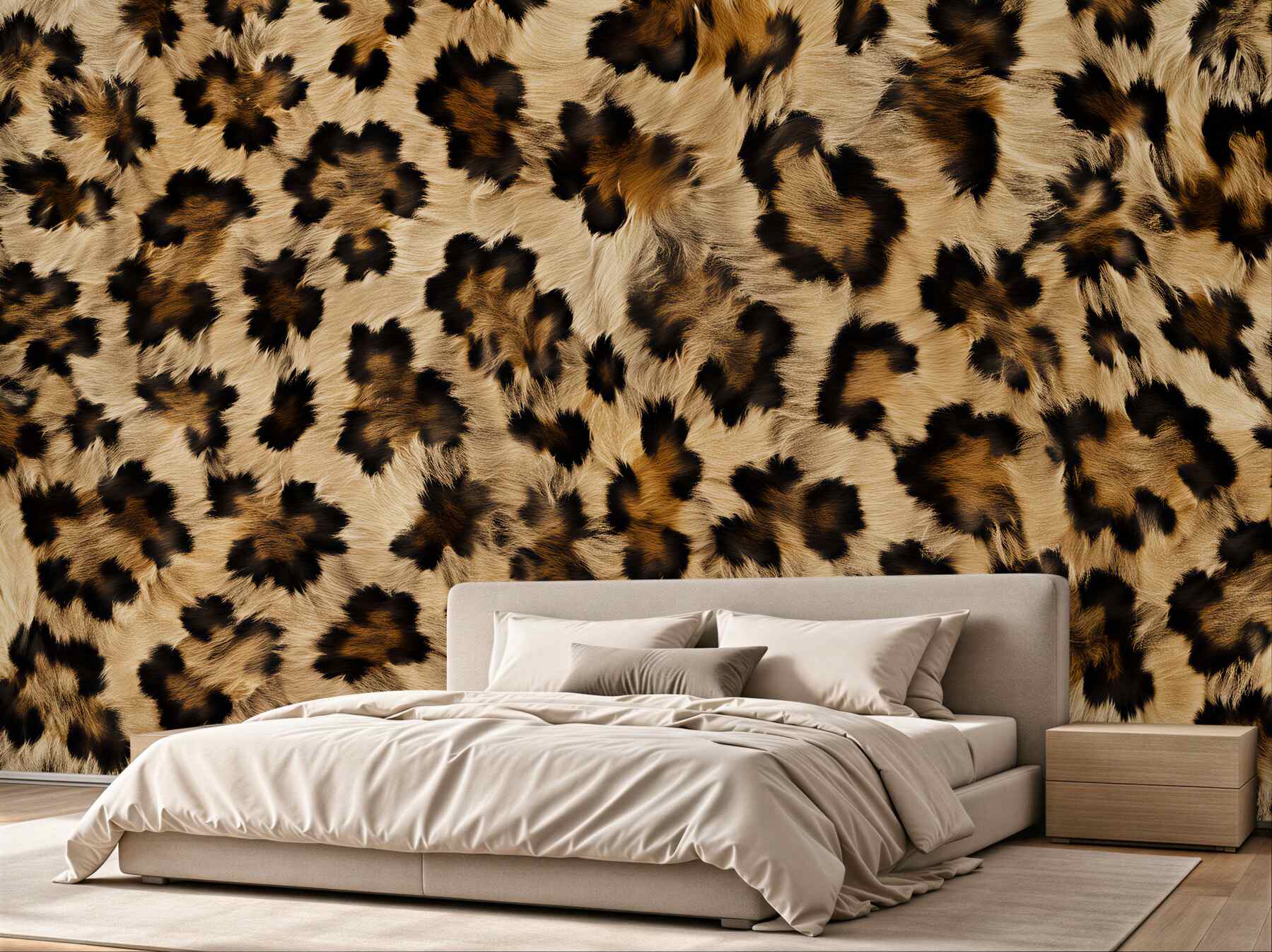 Fototapet Model leopard glamour