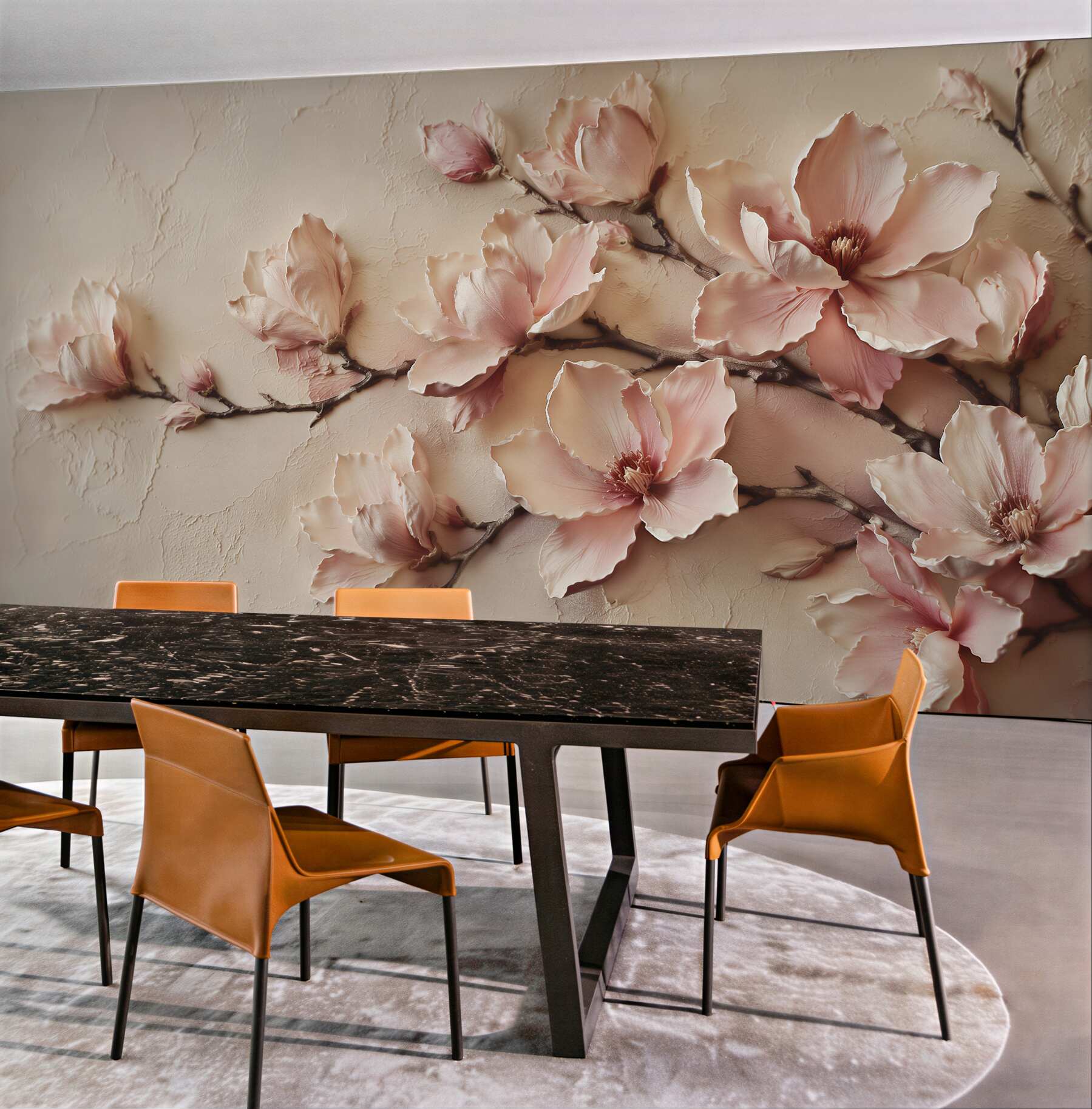Fototapet Magnolii pudrate 3D