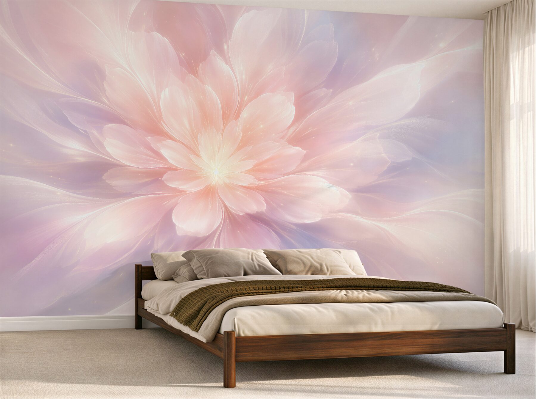 Fototapet Floare pastel a armoniei luminoase