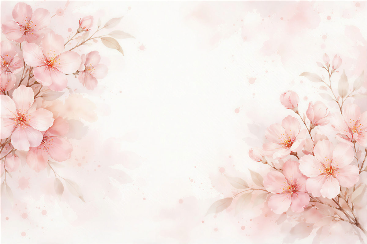 Fototapet Flori delicate de cireș