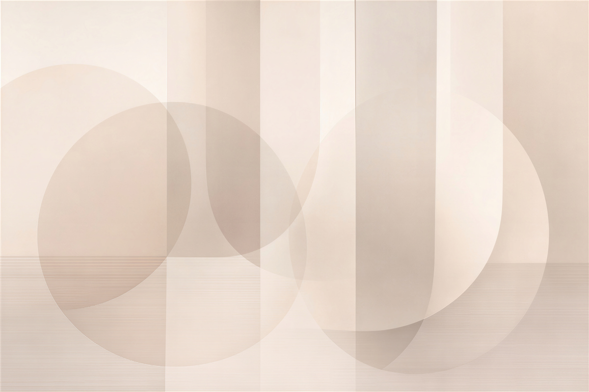 Fototapet Geometrie bej minimalistă