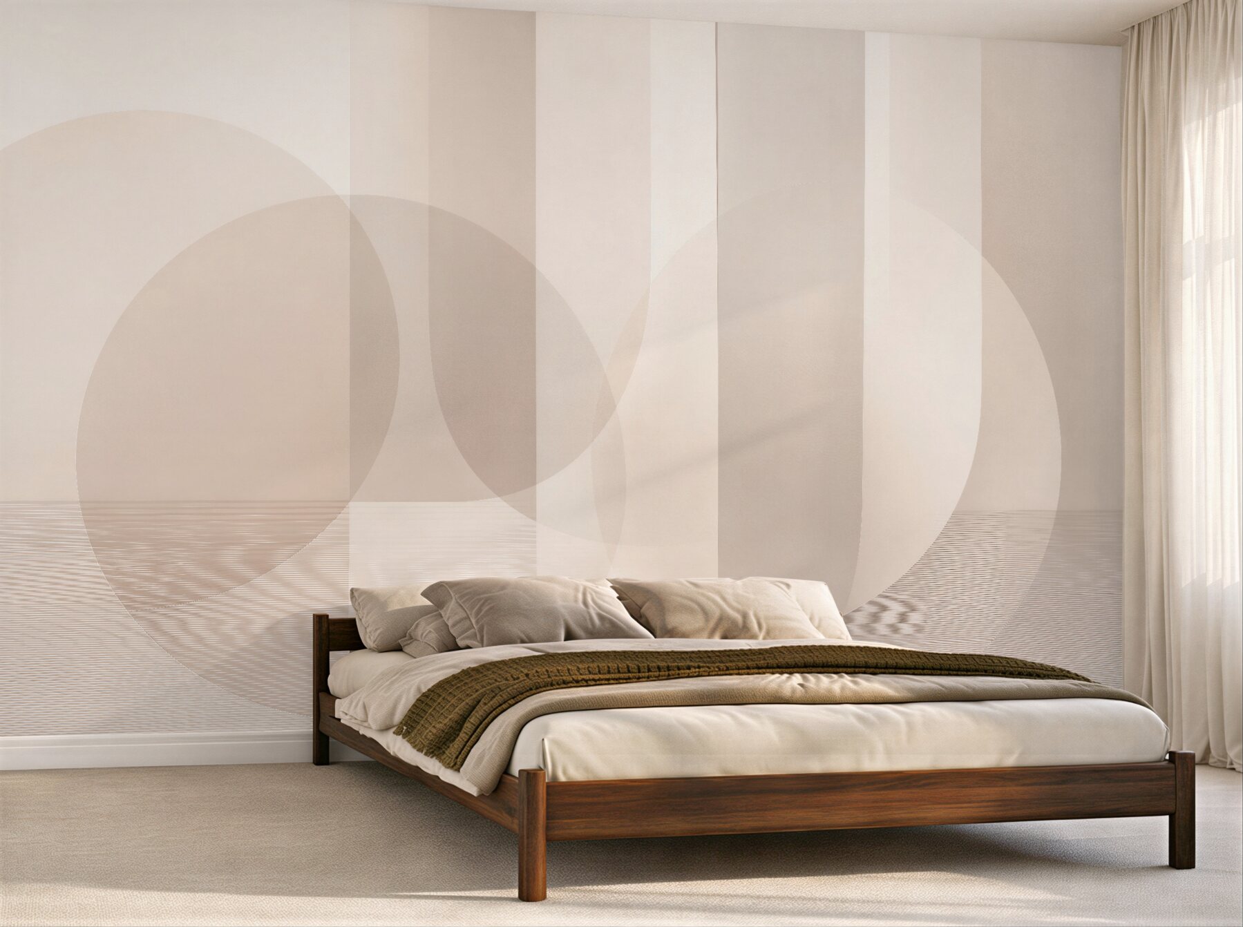 Fototapet Geometrie bej minimalistă