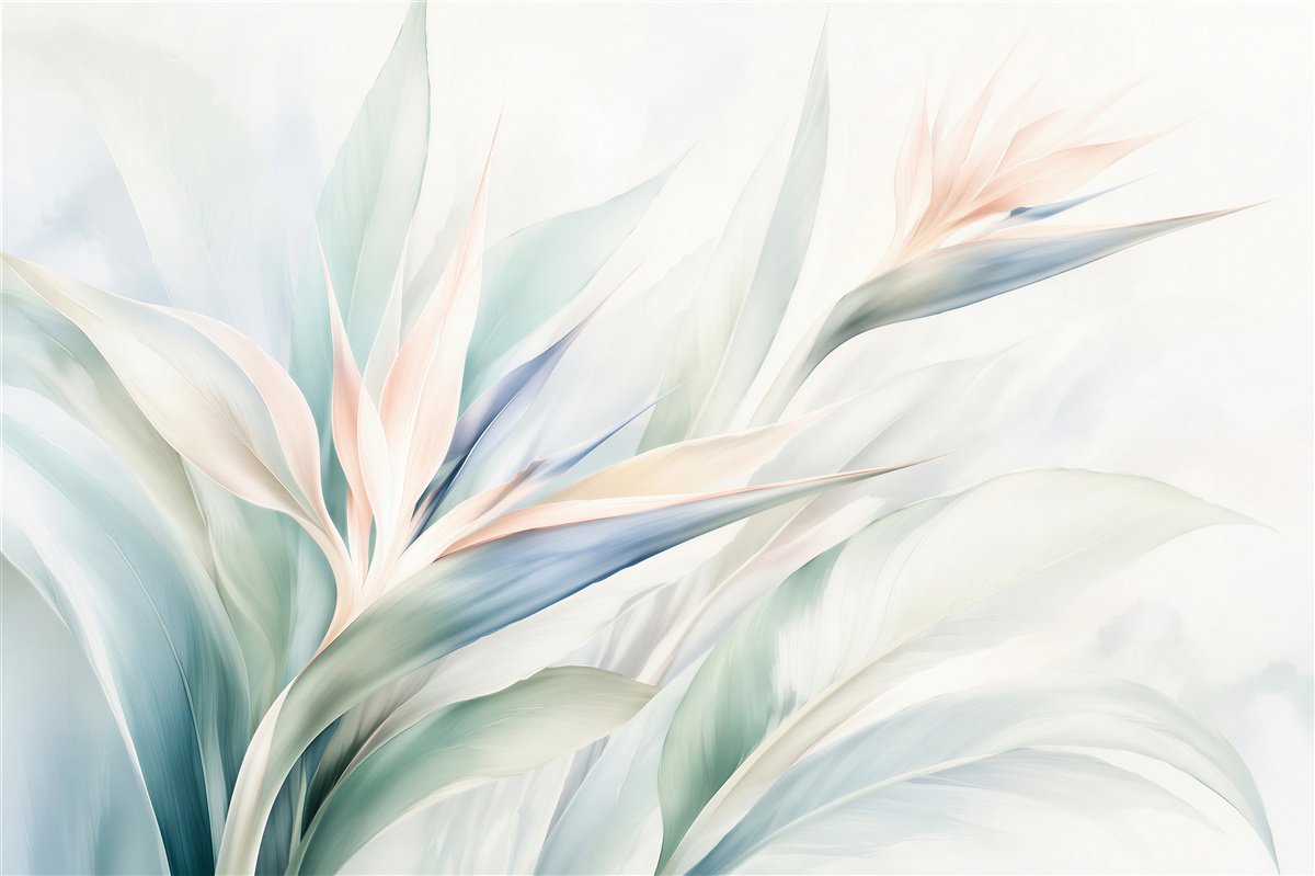 Fototapet Floare eterică de strelitzia