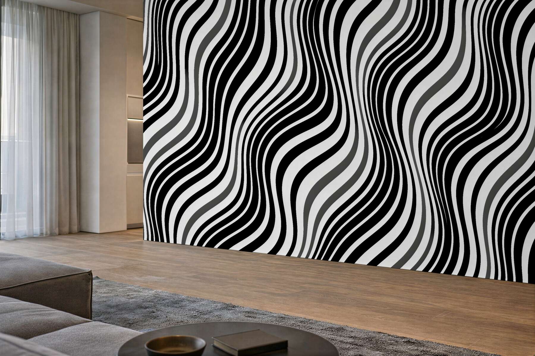 Fototapet Dungi optice ondulate