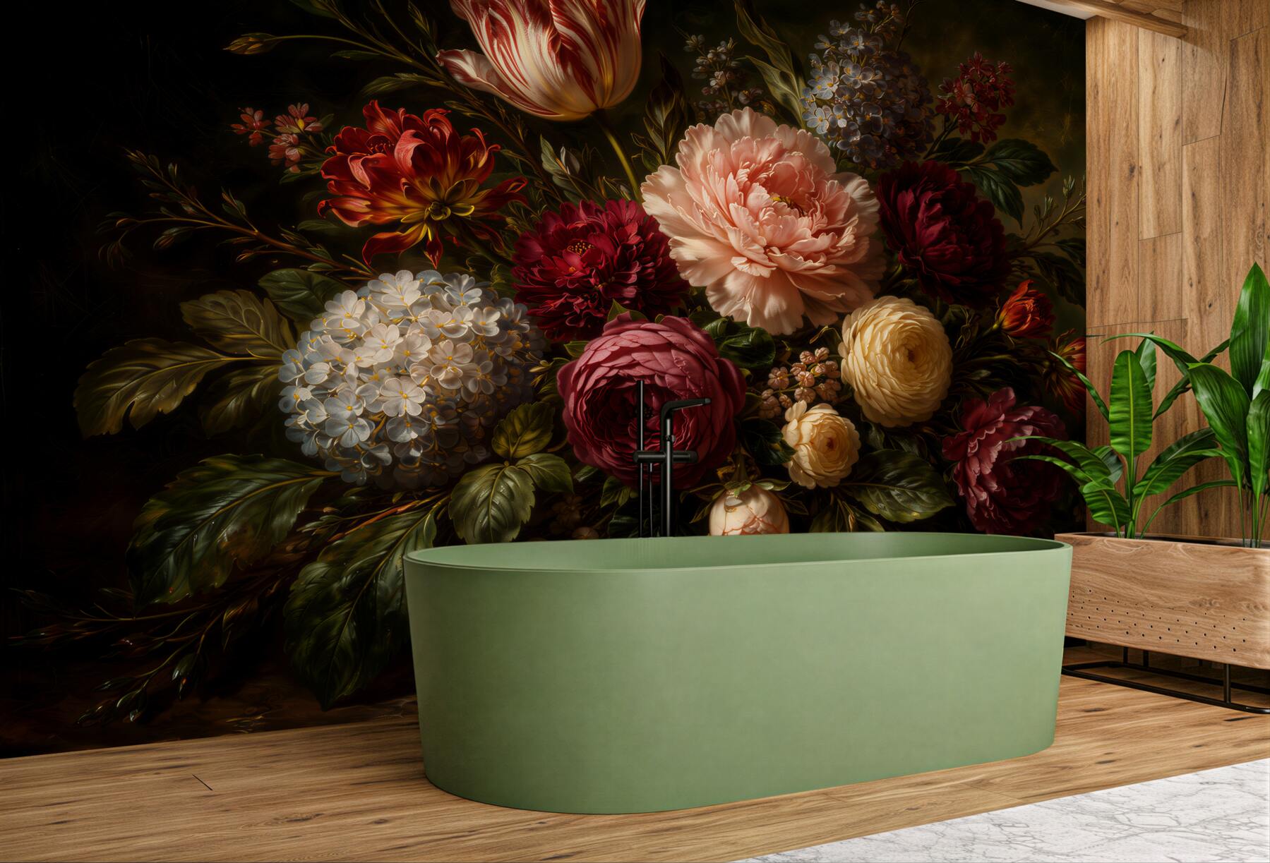 Fototapet Buchet floral baroc
