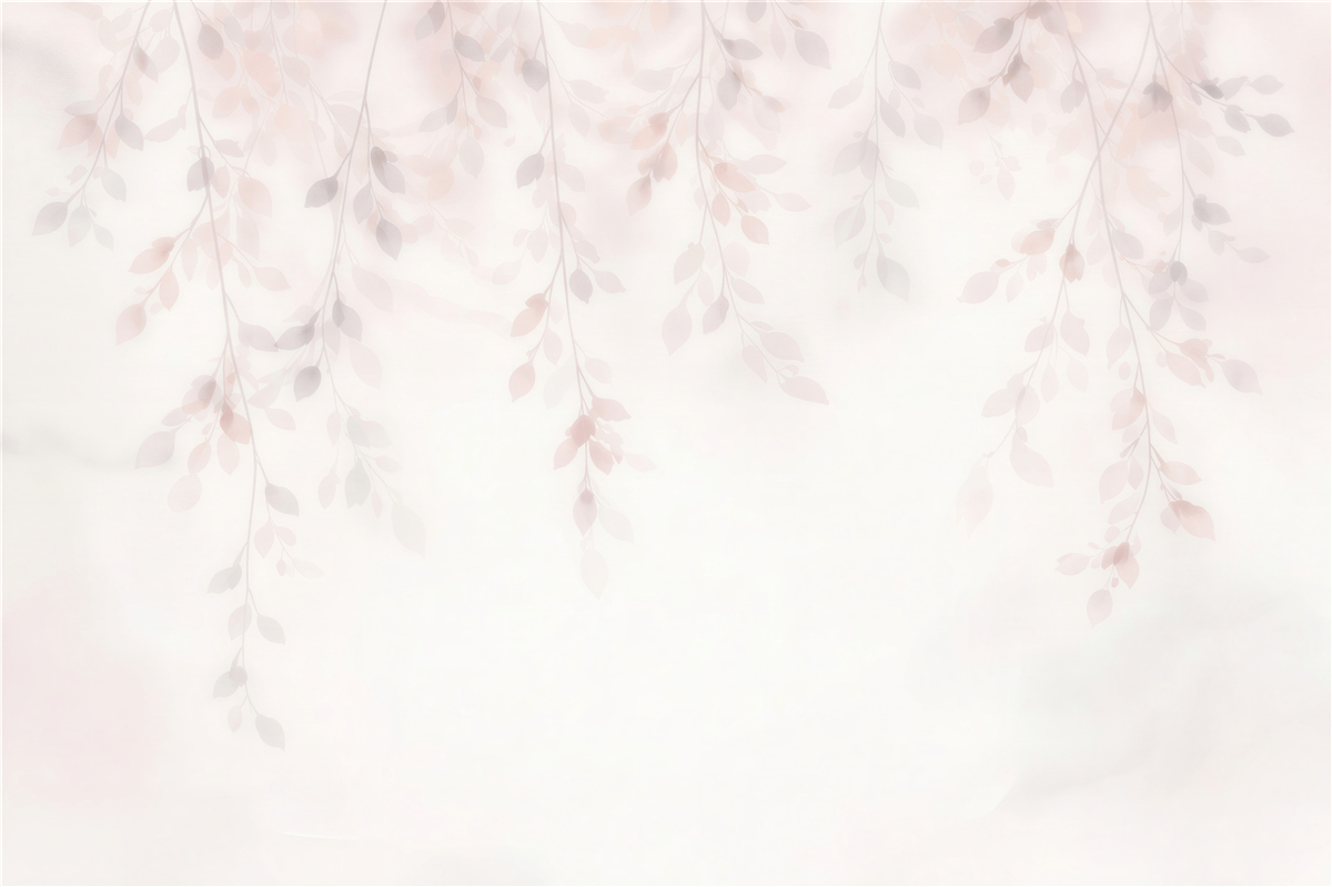 Fototapet Crenguțe delicate în tonuri pastelate