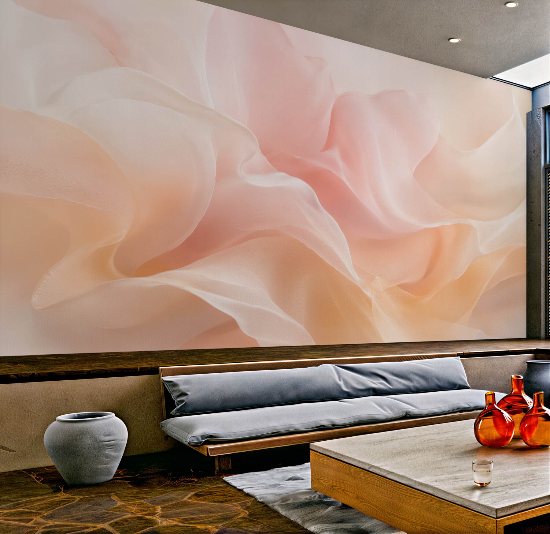 Fototapet Finețea pudrată a valurilor