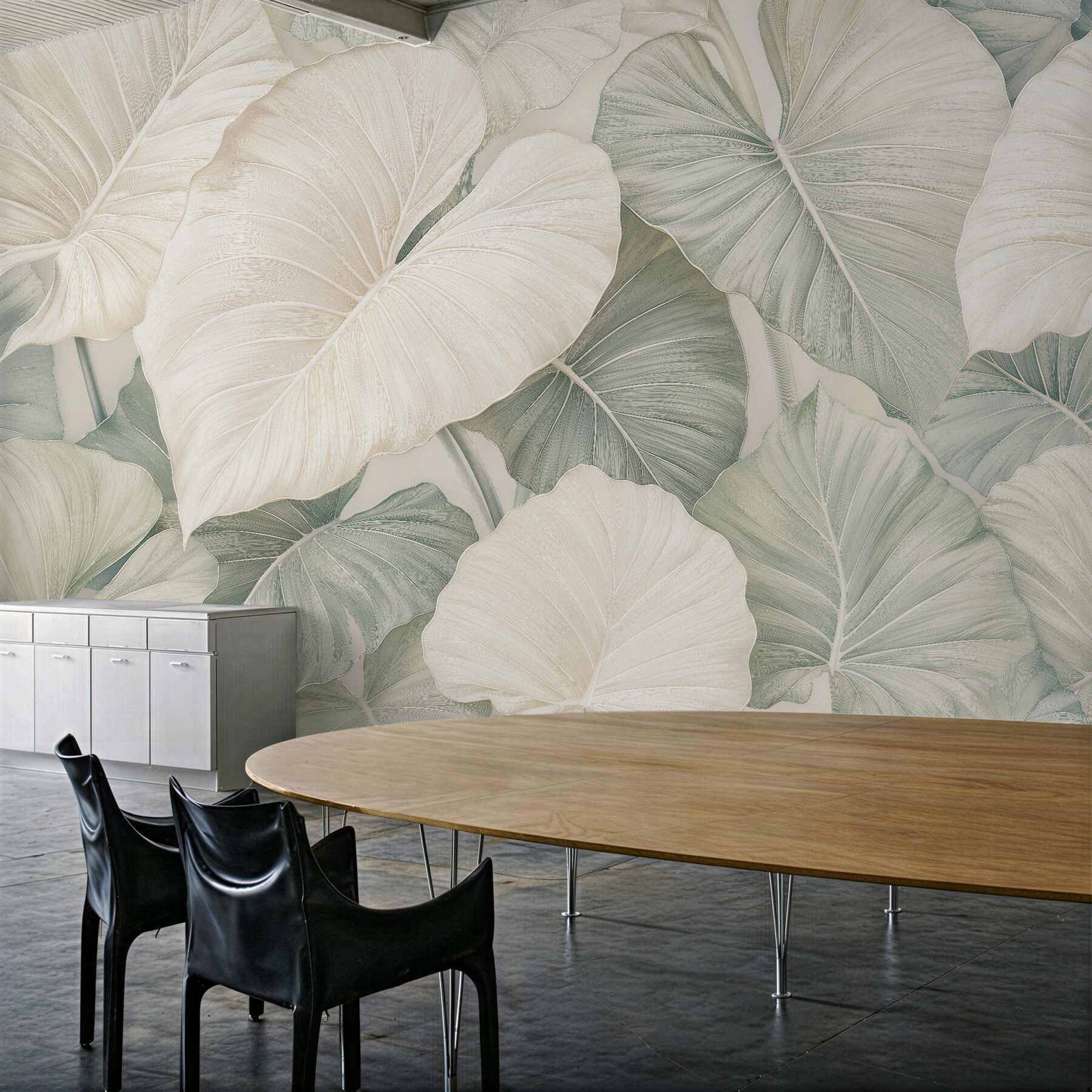 Fototapet Frunze tropicale subtile