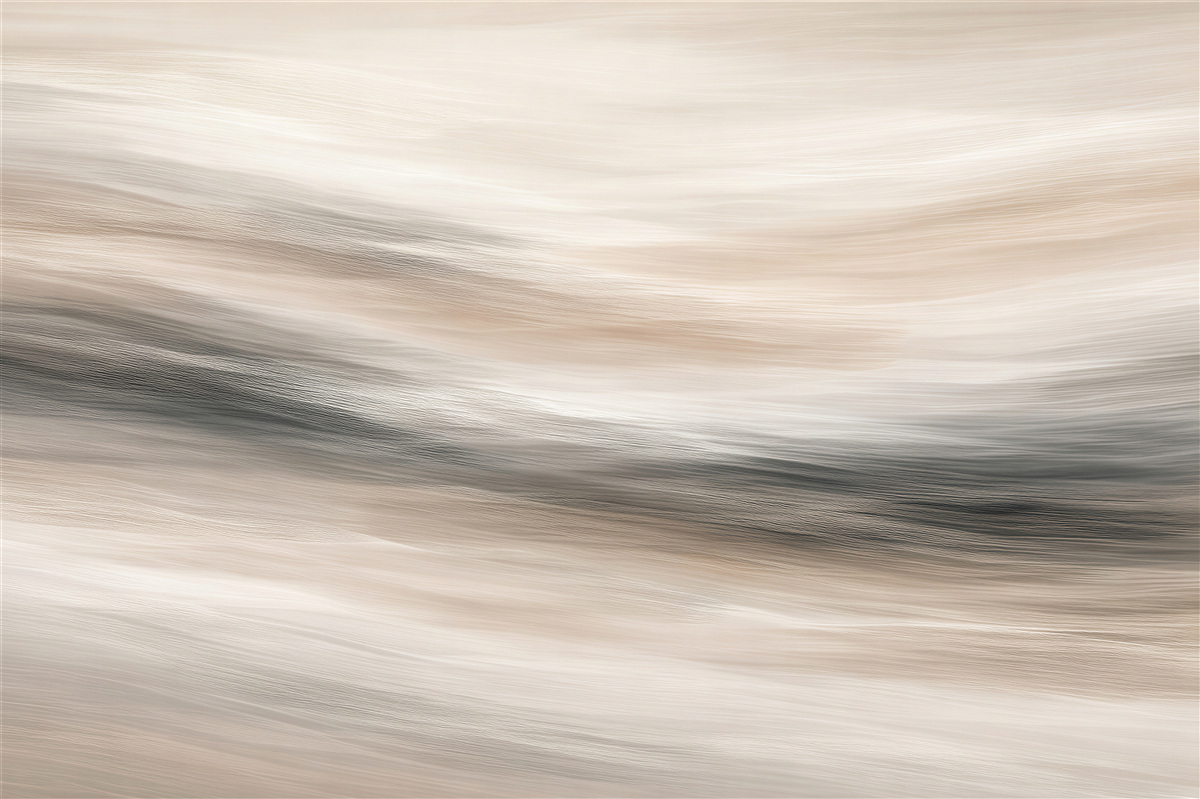 Fototapet Abstract bej cu valuri fluide