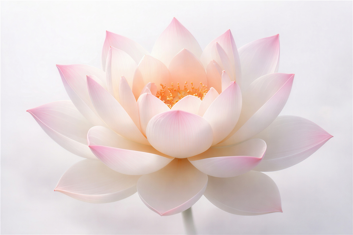 Fototapet Floare de lotus pastelată