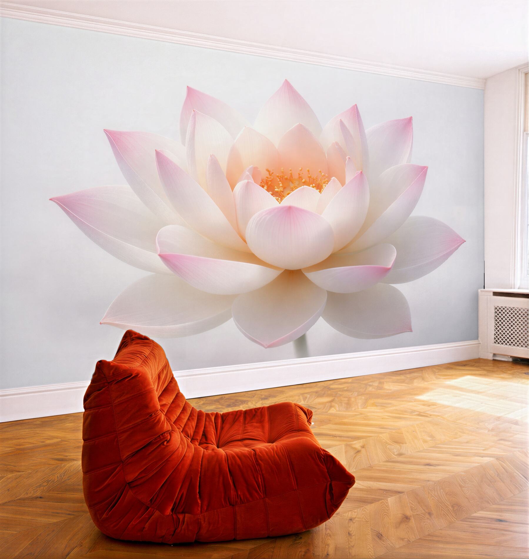 Fototapet Floare de lotus pastelată