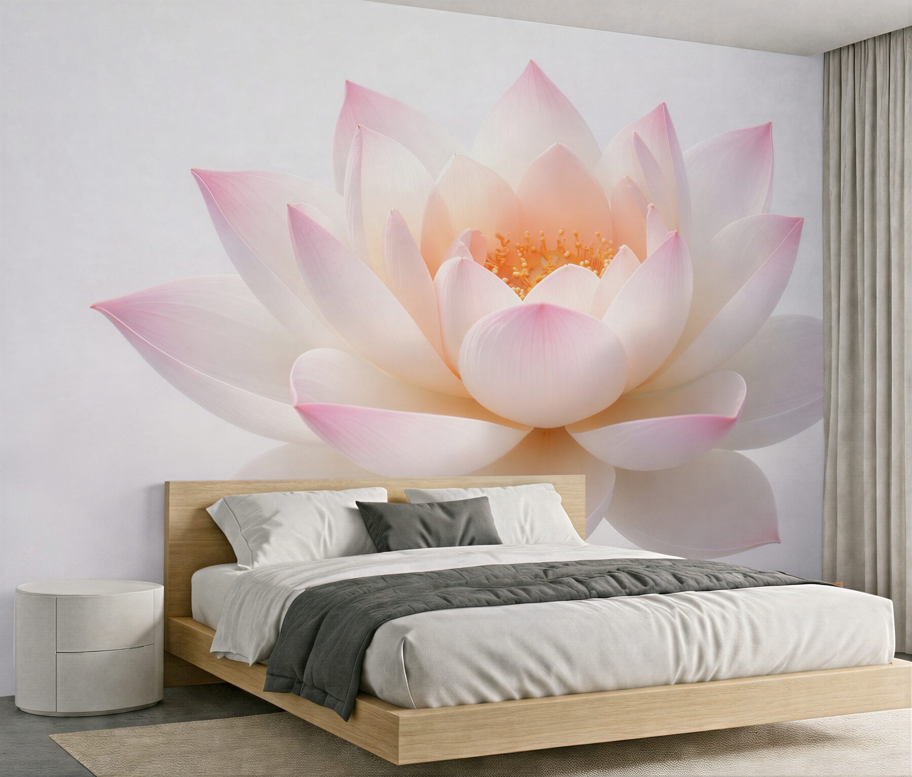 Fototapet Floare de lotus pastelată