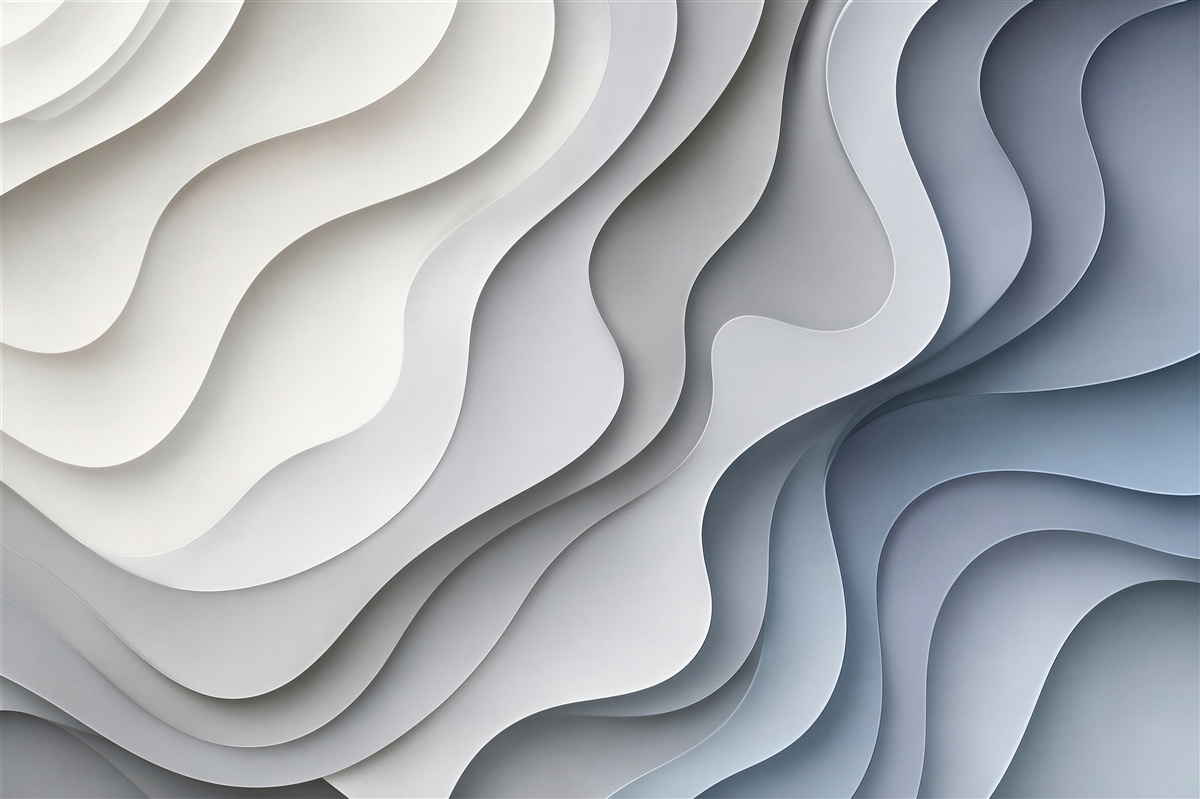 Fototapet Valuri abstracte 3D stratificate