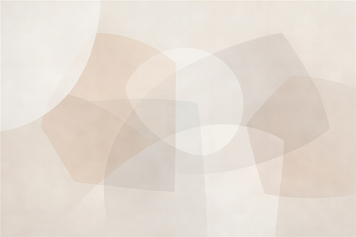 Fototapet Abstract bej în forme moi