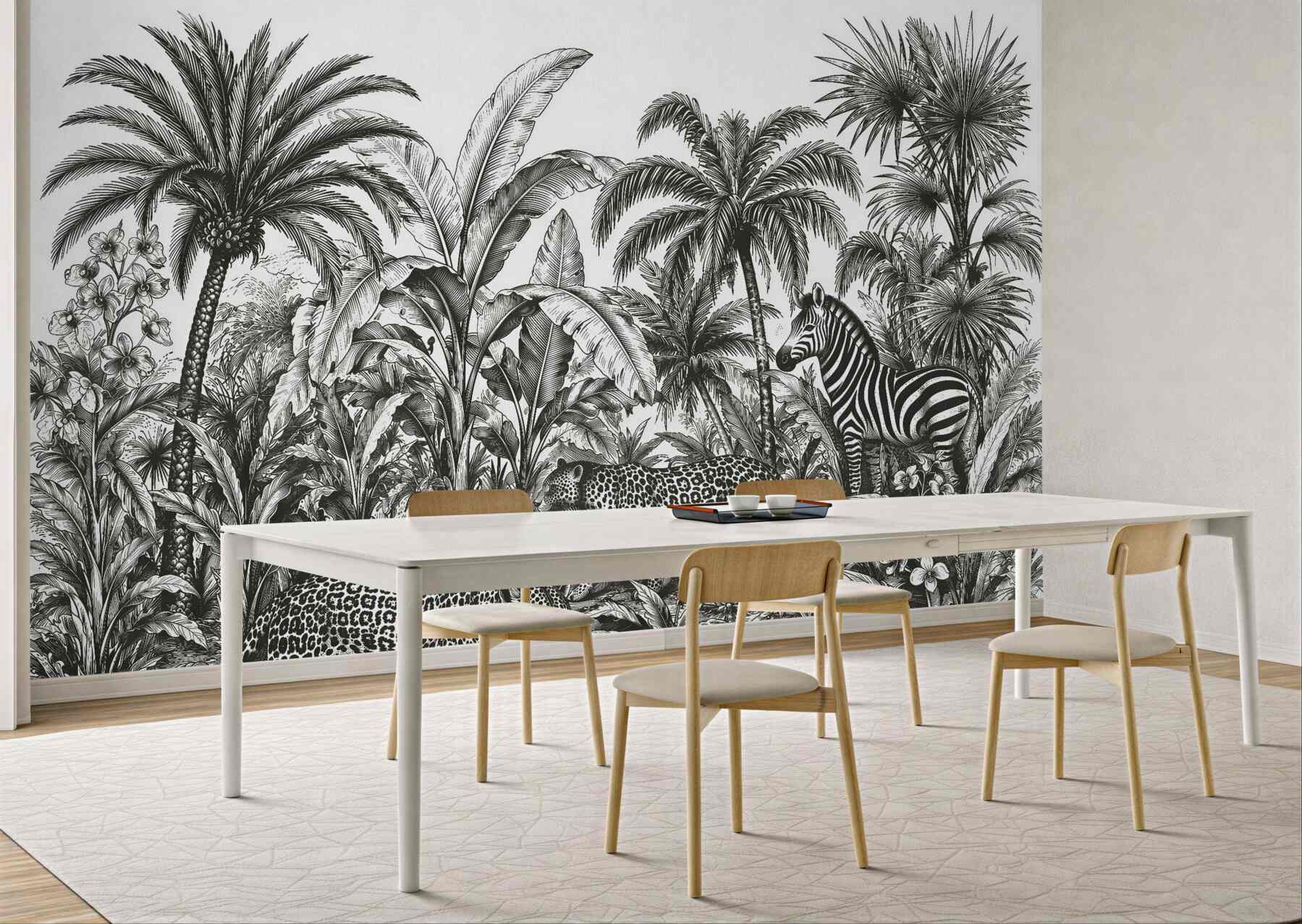 Fototapet Safari în jungla tropicală