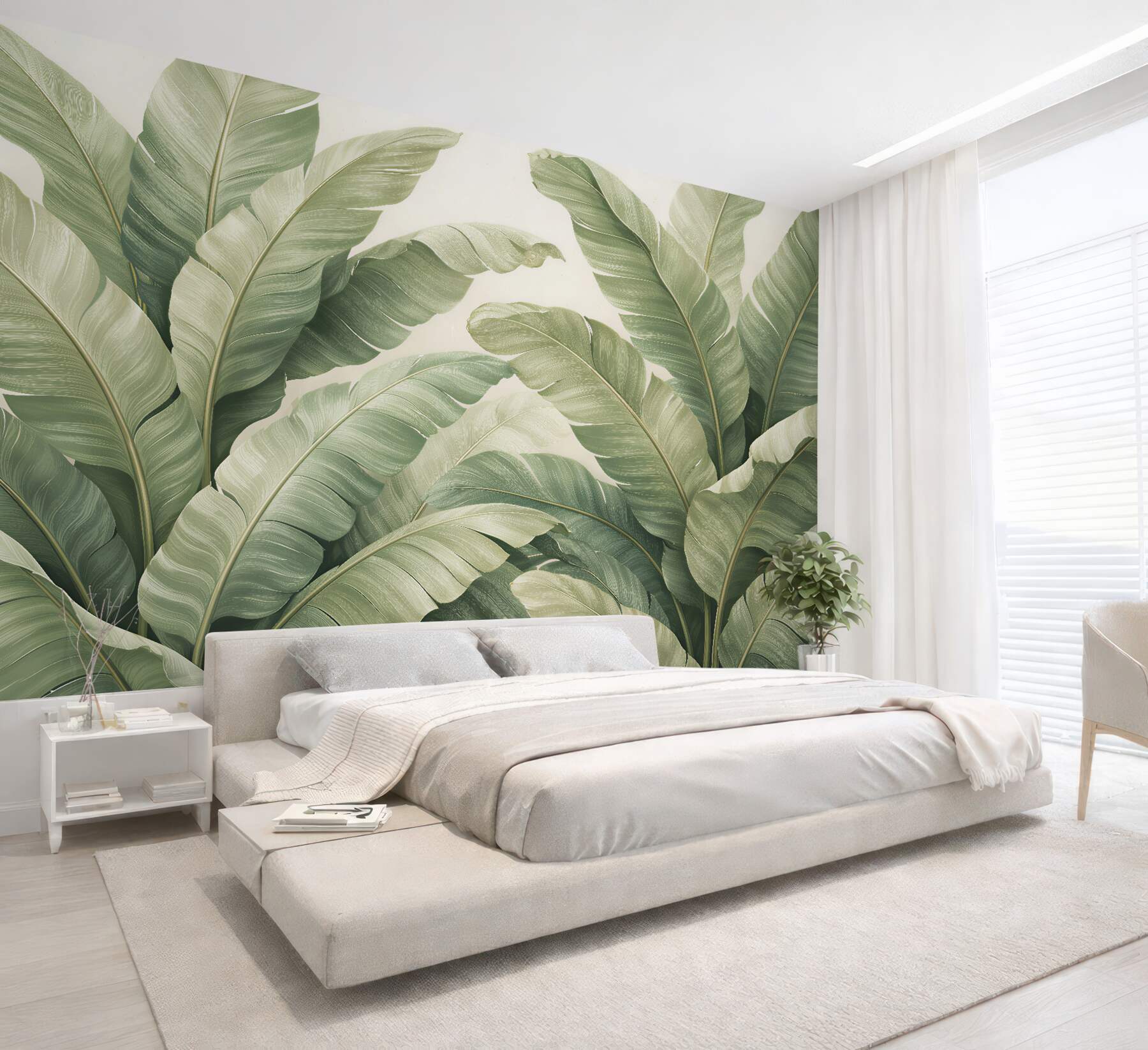 Fototapet Frunze subtile ale armoniei tropicale