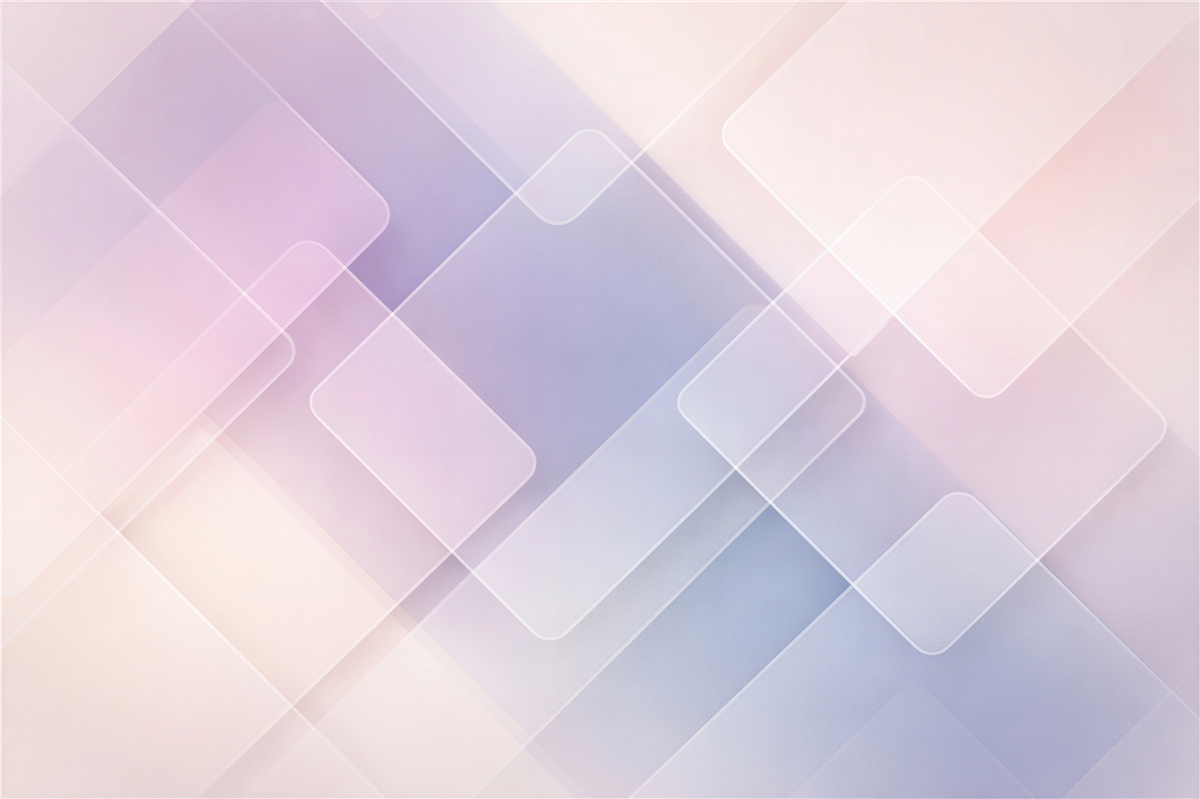 Fototapet Ceață geometrică în tonuri pastelate