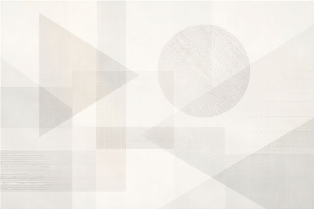 Fototapet Geometrie subtilă în tonuri de bej