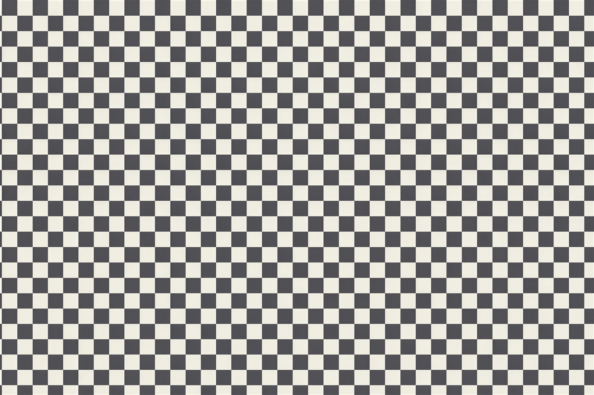 Fototapet Tablă de șah geometrică retro