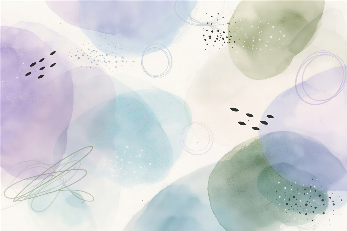 Fototapet Abstract pastelat într-o liniște delicată