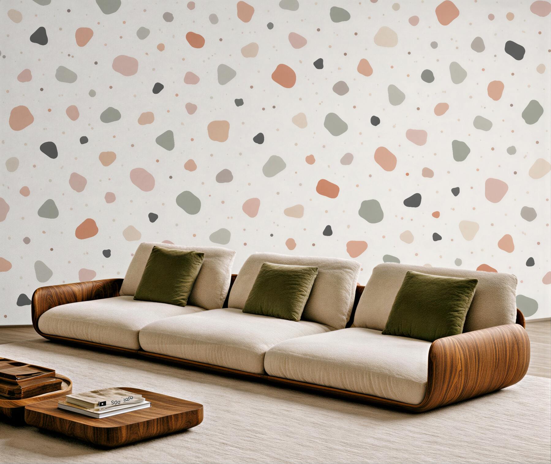 Fototapet Terrazzo pastel minimalist