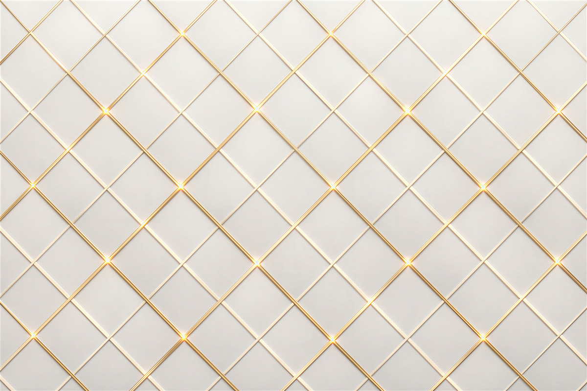 Fototapet Eleganță geometrică aurie