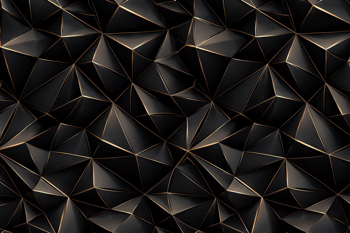 Fototapet Eleganță geometrică neagră
