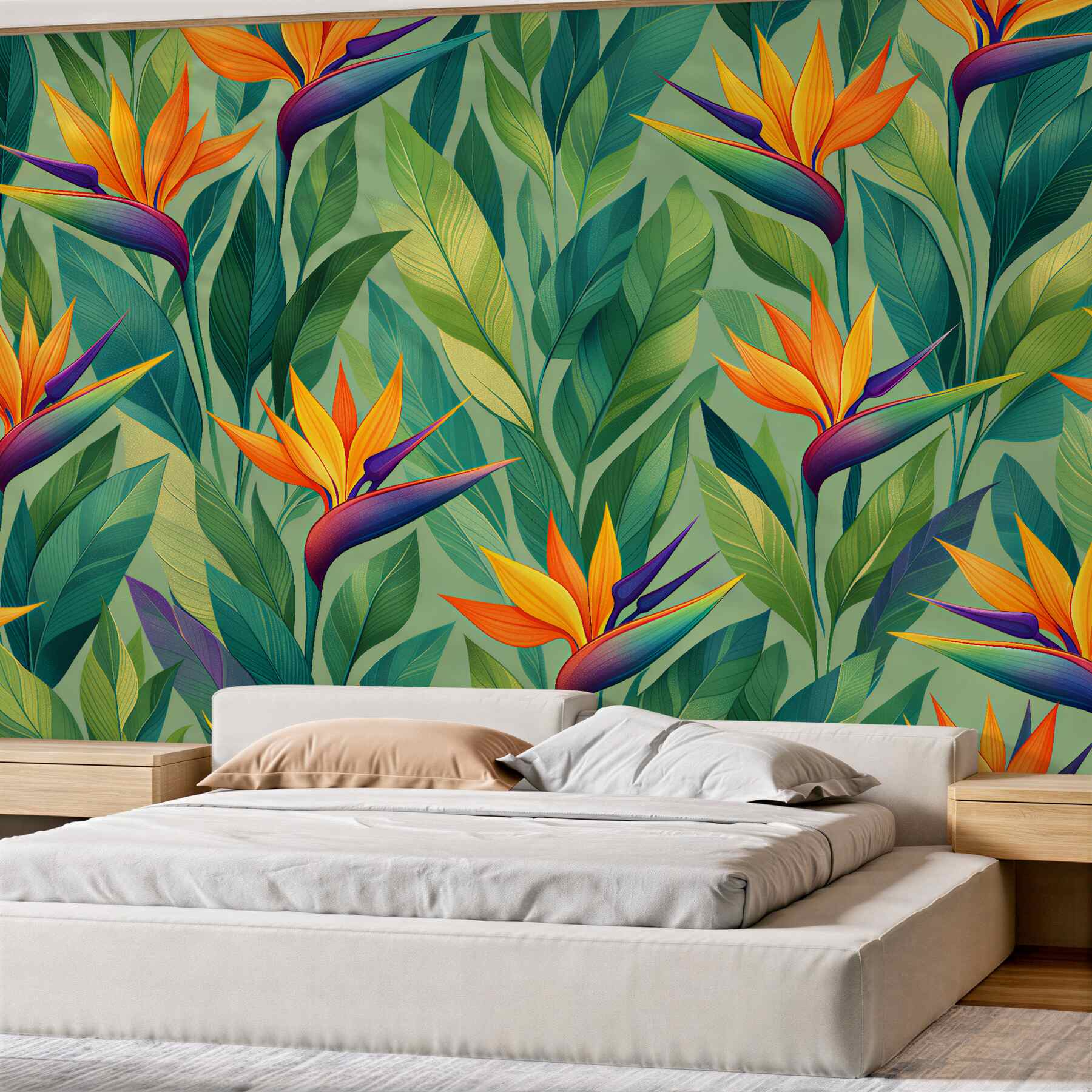 Fototapet Flori tropicale din grădina paradisului