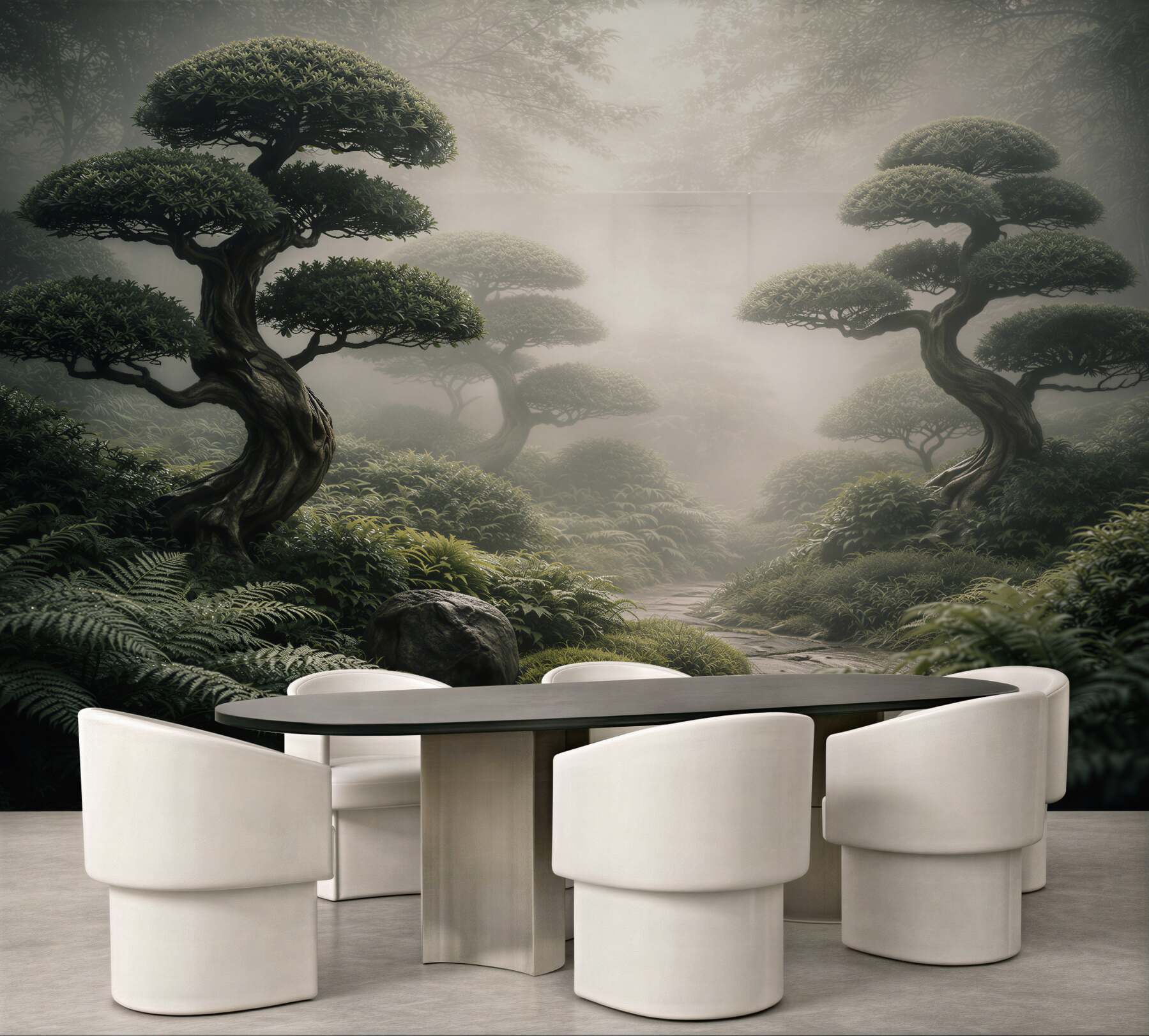 Fototapet Grădină bonsai mistică