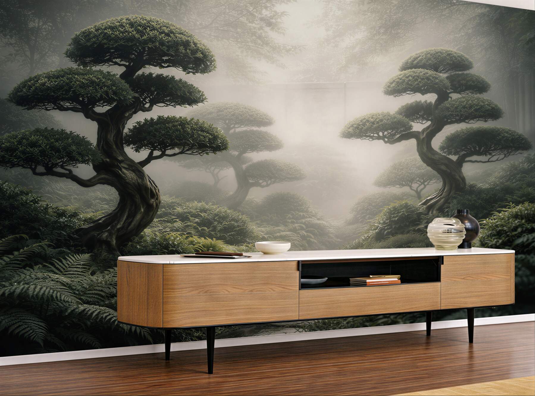 Fototapet Grădină bonsai mistică