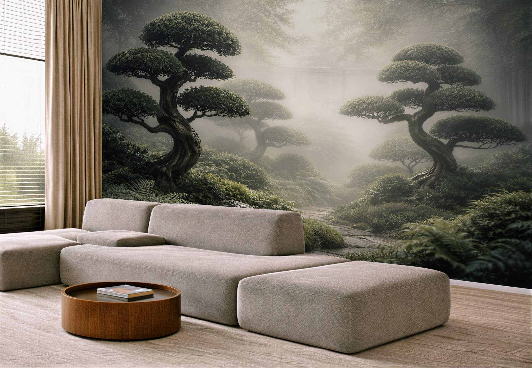 Fototapet Grădină bonsai mistică