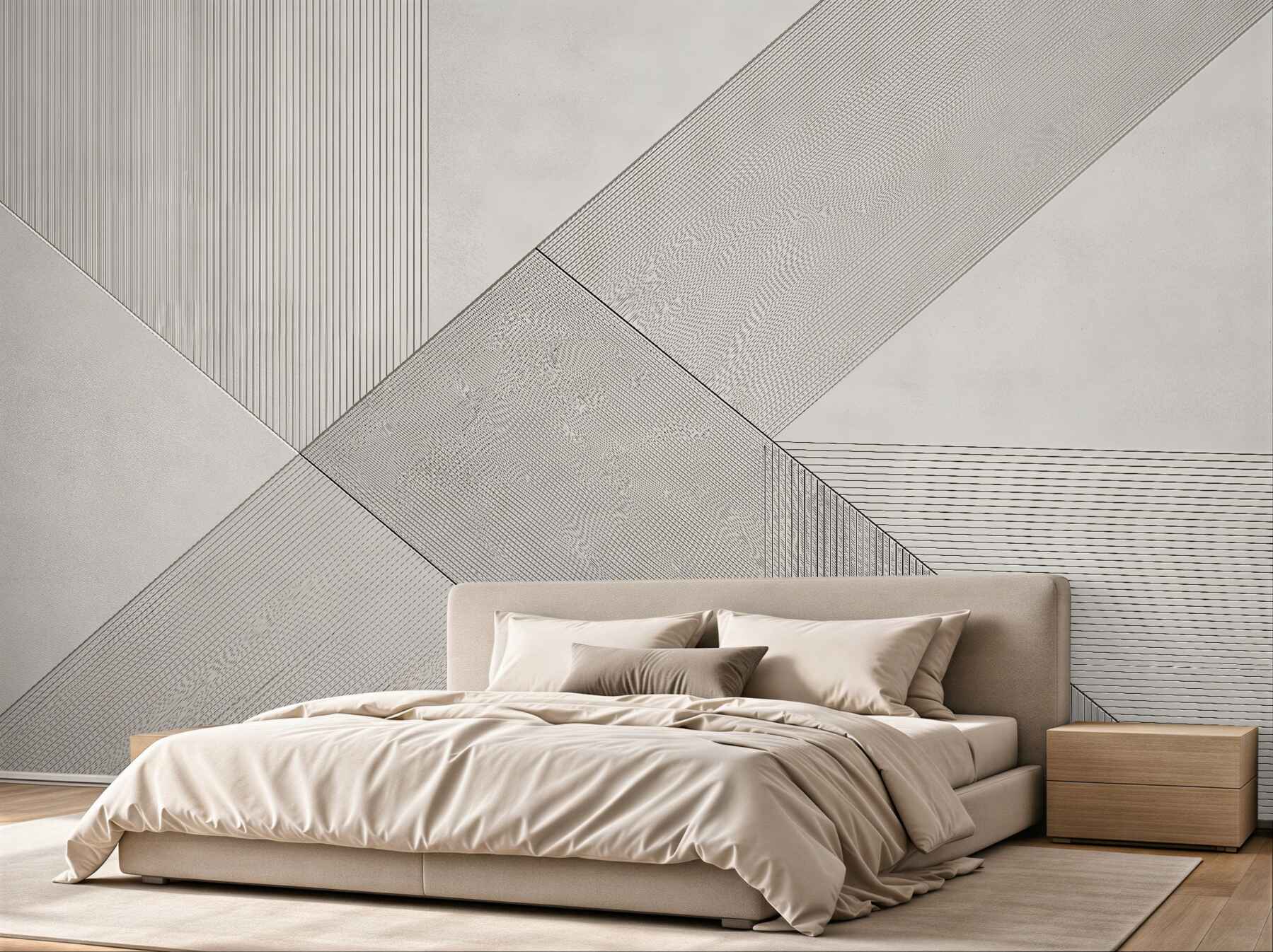 Fototapet Compoziție minimalistă de linii