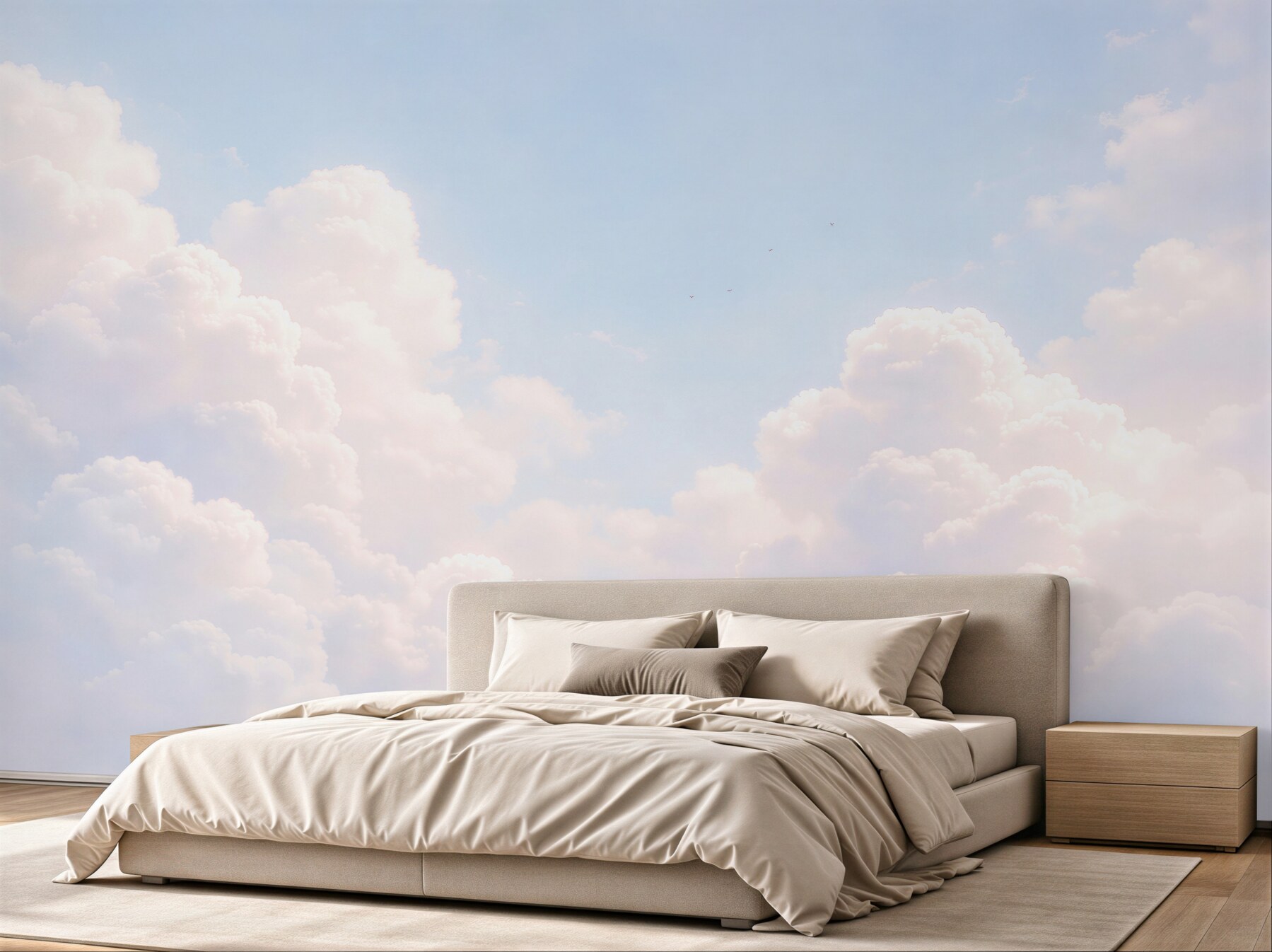Fototapet Nori pastel pe cer