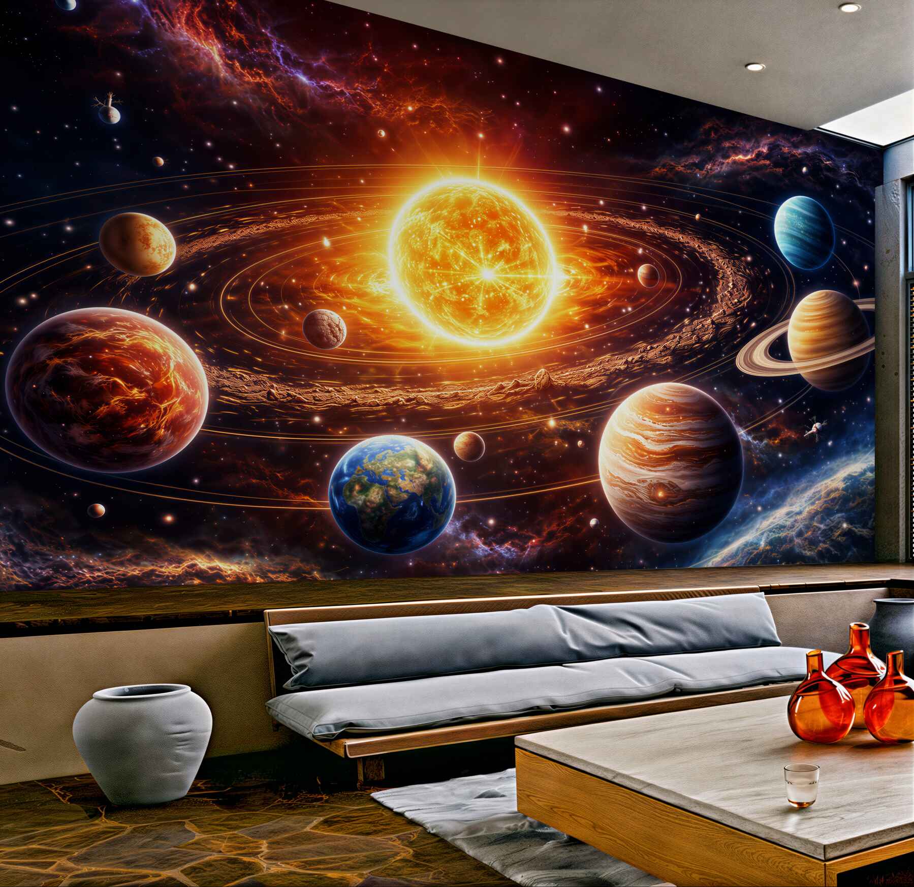 Fototapet Dansul cosmic al planetelor