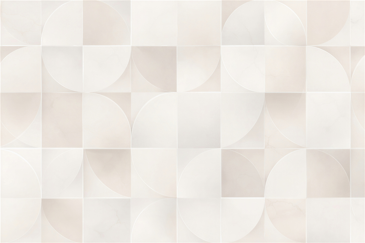 Fototapet Geometrie crem a luminii